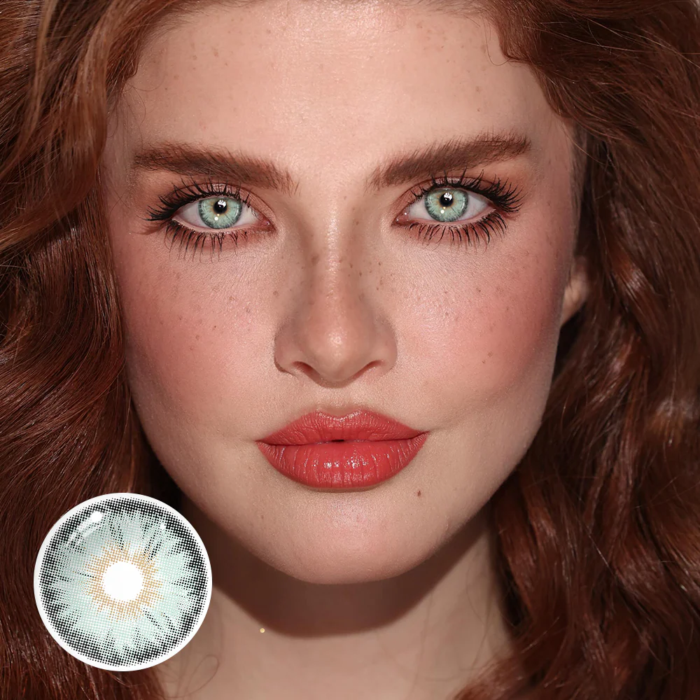 Cyrene Green Colored Contact Lenses - Roseibase