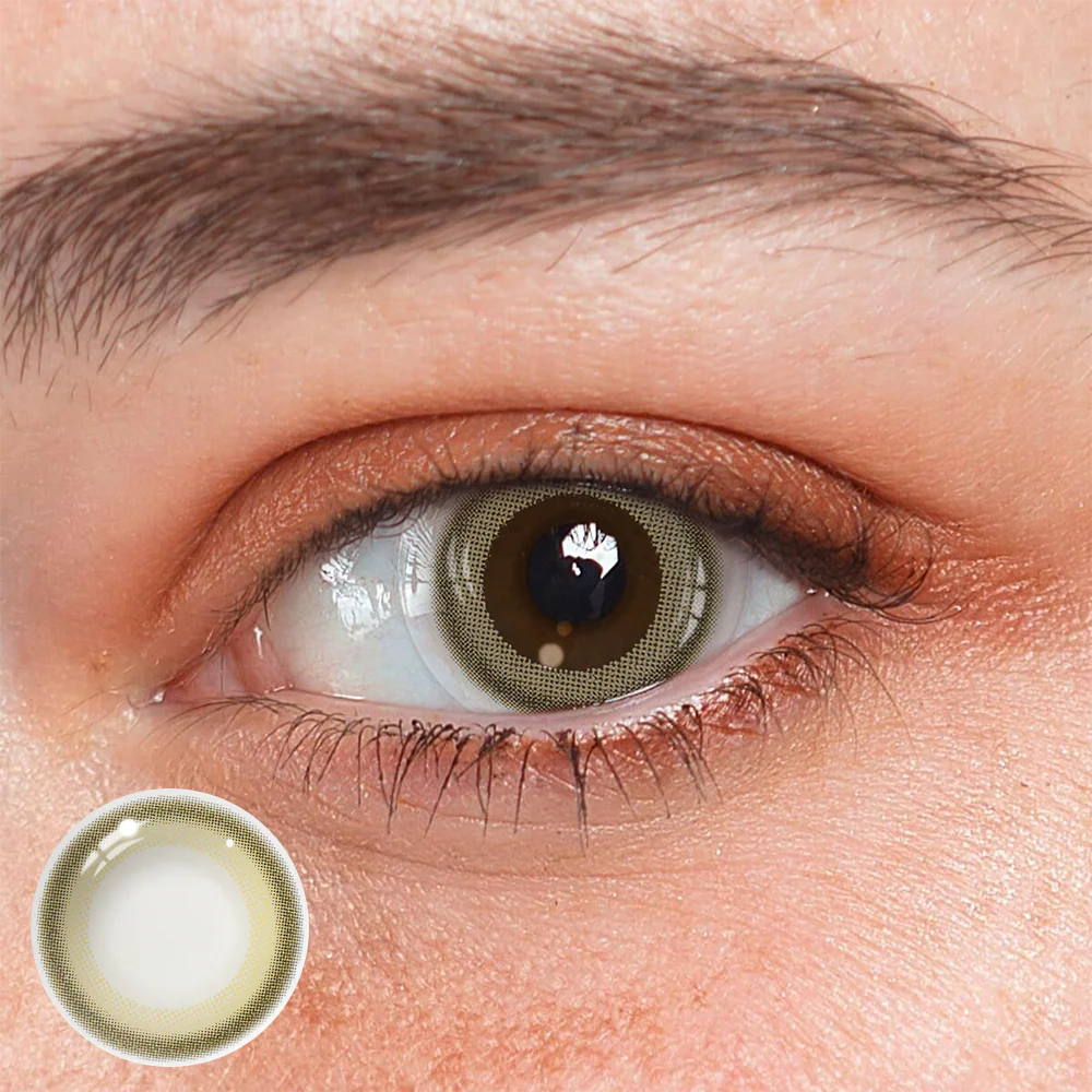 Linette Moon Brown Colored Contact Lenses - Roseibase