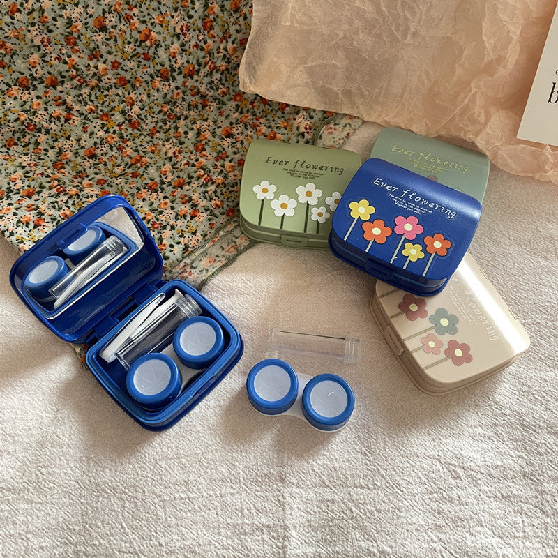 Like Fish Ins Cute Colored Contact Lens Case - Roseibase