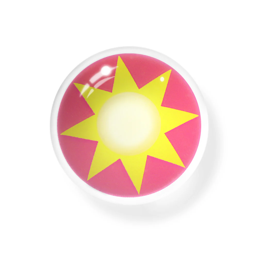 Cosplay Star Light Pink Colored Contact Lenses - Roseibase