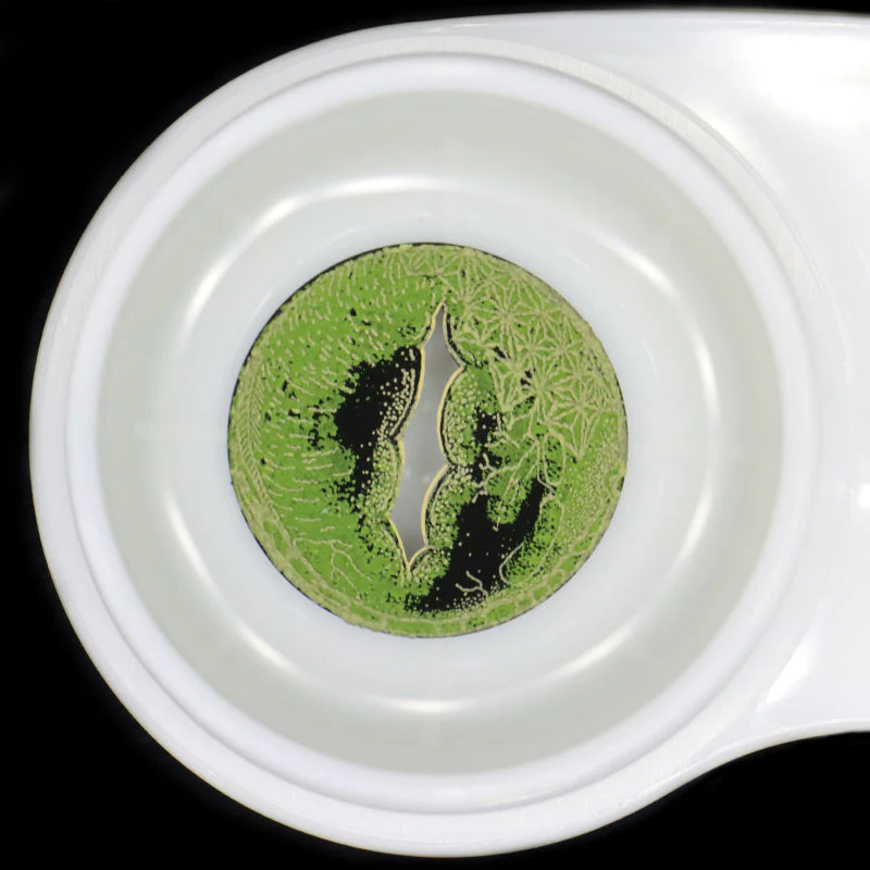 Cosplay Giant Crocodile Green Colored Contact Lenses - Roseibase