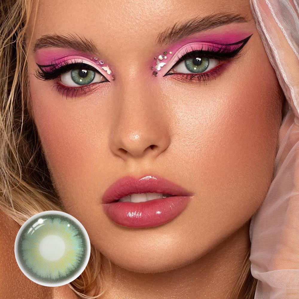 Ariel Green Colored Contact Lenses - Roseibase