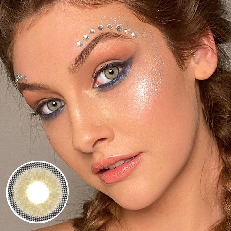 Himalaya Gray Colored Contact Lenses - Roseibase