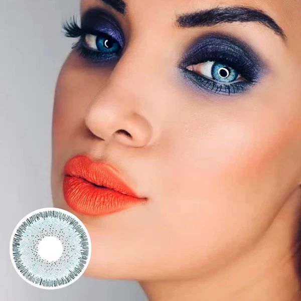 Magic Blue Colored Contact Lenses - Roseibase
