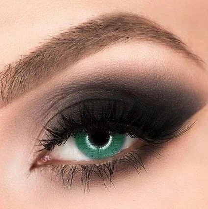 Hidrocor VERDE Prescription Colored Contact Lenses - Roseibase