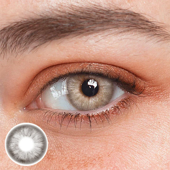 Bellatrix Grey Colored Contact Lenses - Roseibase