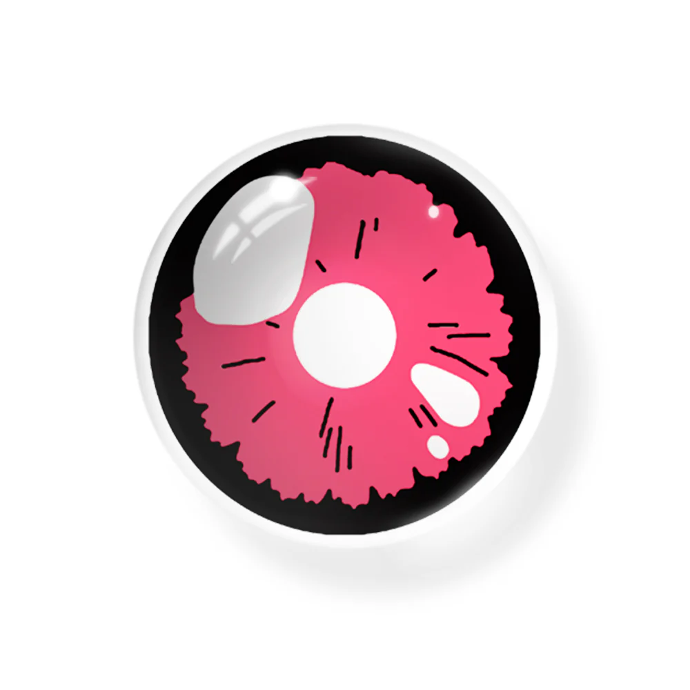 Cosplay Lobelia Kitagawa Pink Colored Contact Lenses - Roseibase
