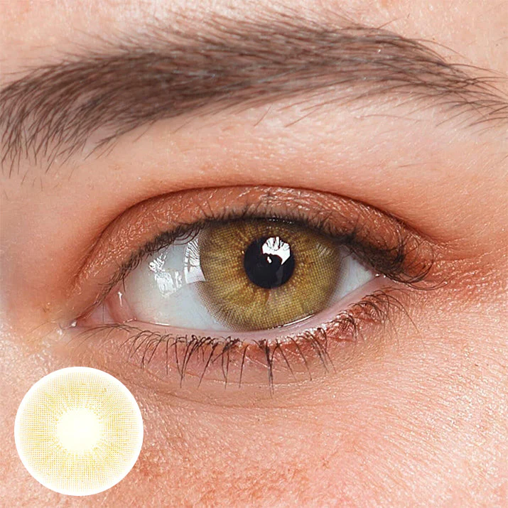 Elfie Brown Colored Contact Lenses - Roseibase