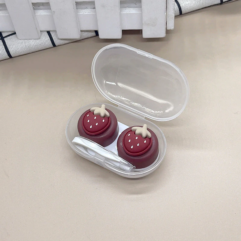 Girlhood Colored Contact Lens Case - Roseibase