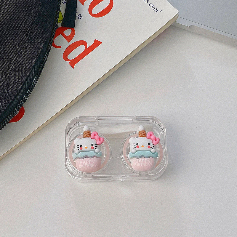 Birthday Apron Cartoon Colored Contact Lens Case - Roseibase