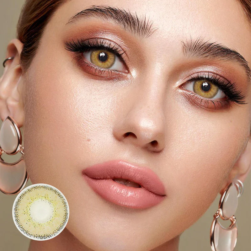 Danica Amande Brown Colored Contact Lenses - Roseibase
