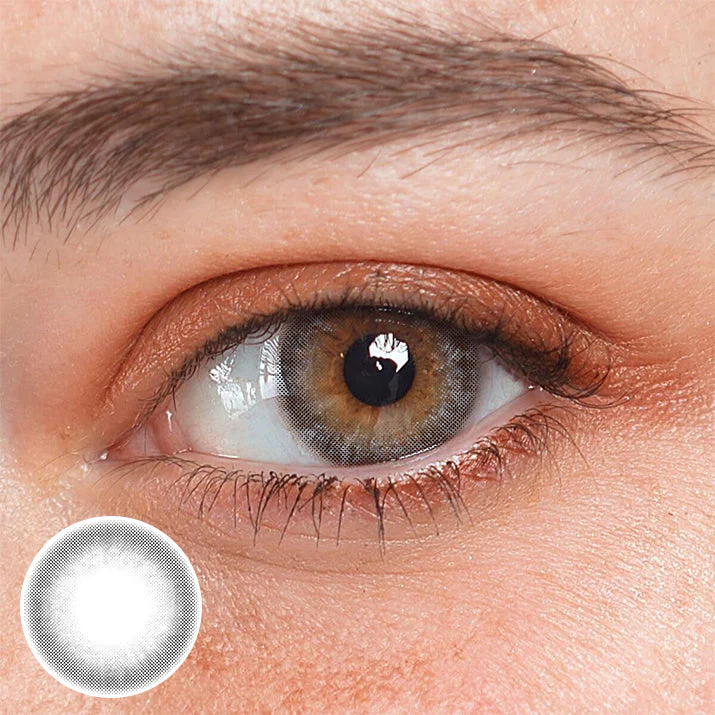 Adriene Grey Prescription Colored Contact Lenses - Roseibase
