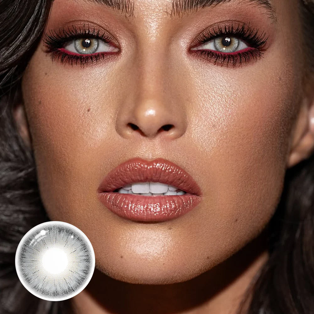 Claudina Sea Gray Colored Contact Lenses - Roseibase