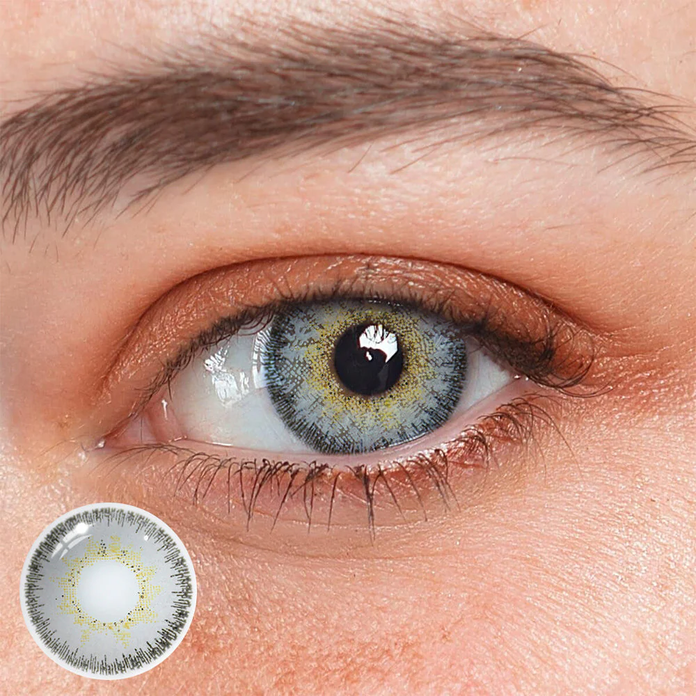 Artemis Cool Gray Colored Contact Lenses - Roseibase