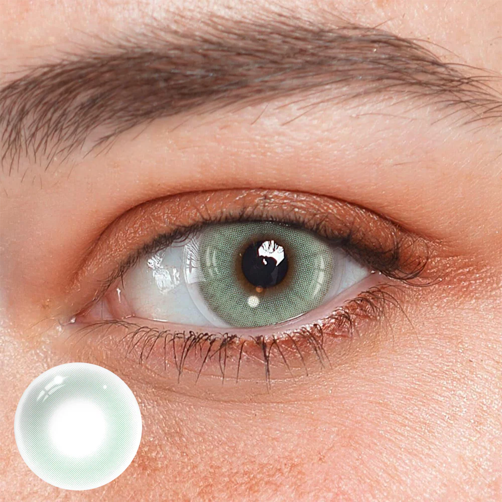 Bamboo Green Colored Contact Lenses - Roseibase