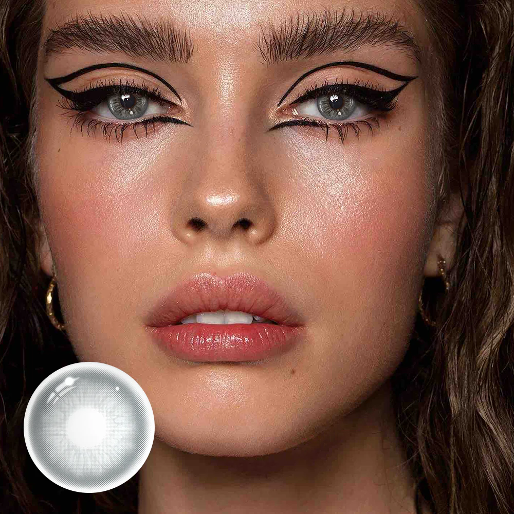 Celeste Gray Colored Contact Lenses - Roseibase