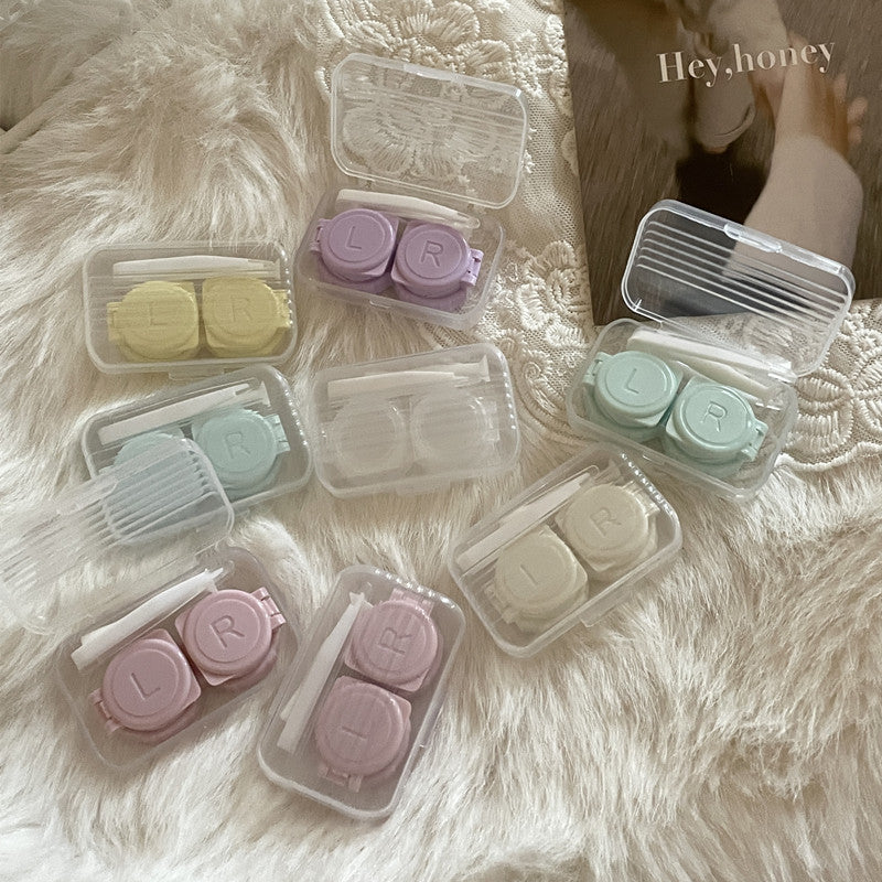 INS like Fish Transparent Simple Colored Contact Lens Case - Roseibase