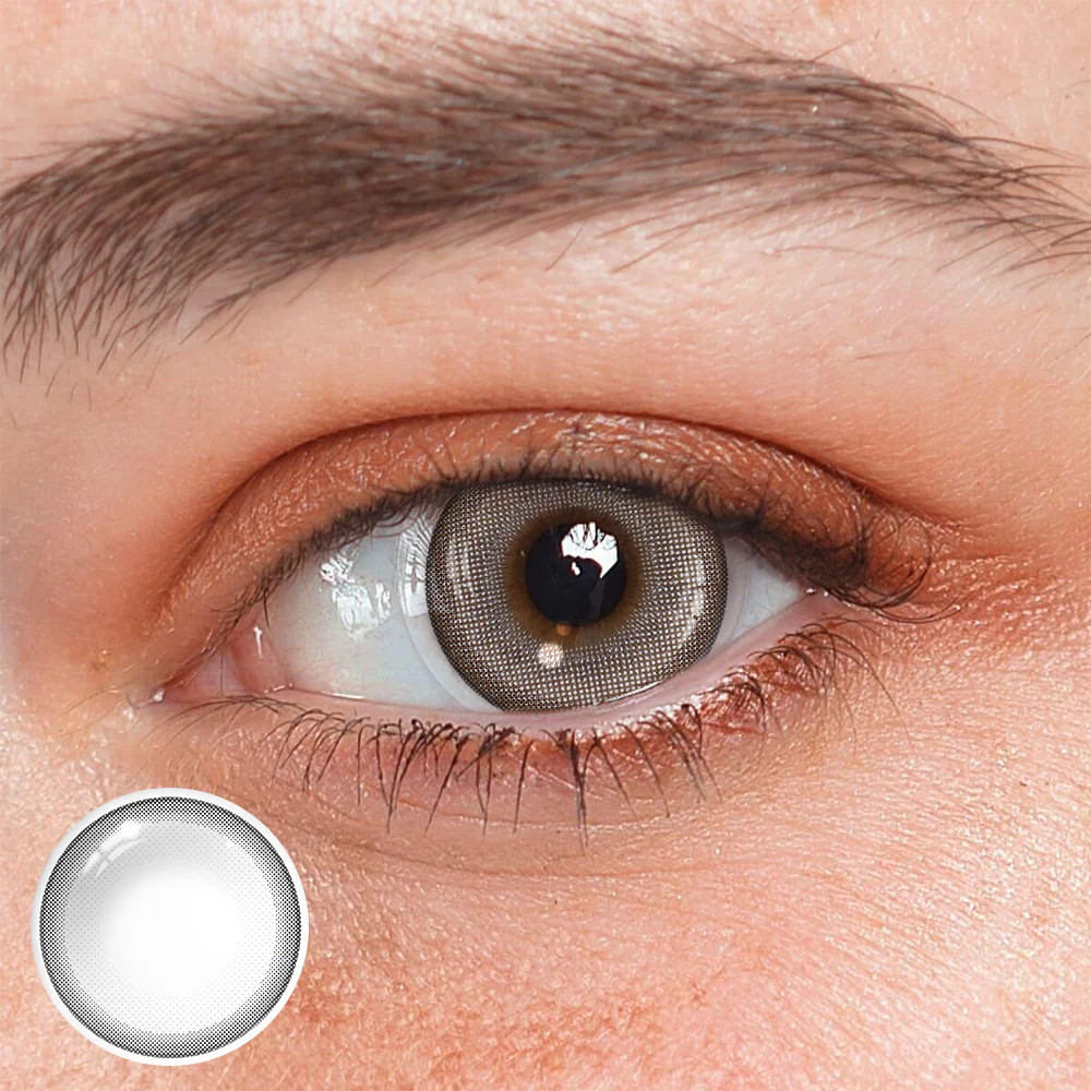 Linette Sofia Gray Colored Contact Lenses - Roseibase