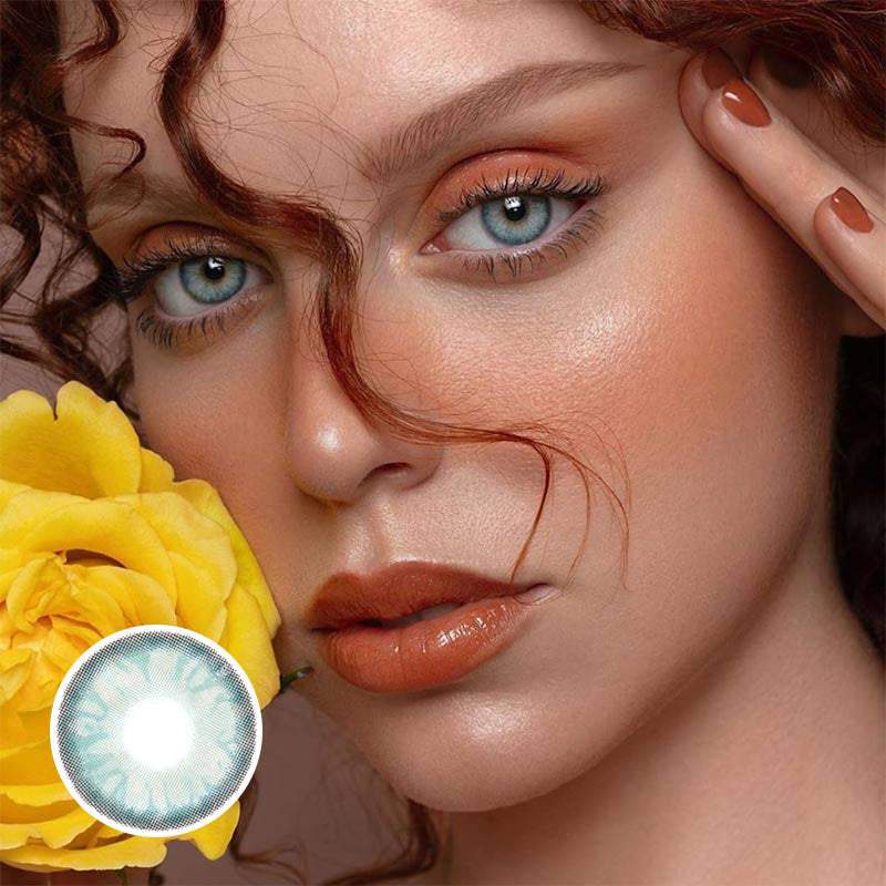 Gem Green Daily (10 Pcs) Colored Contact Lenses - Roseibase
