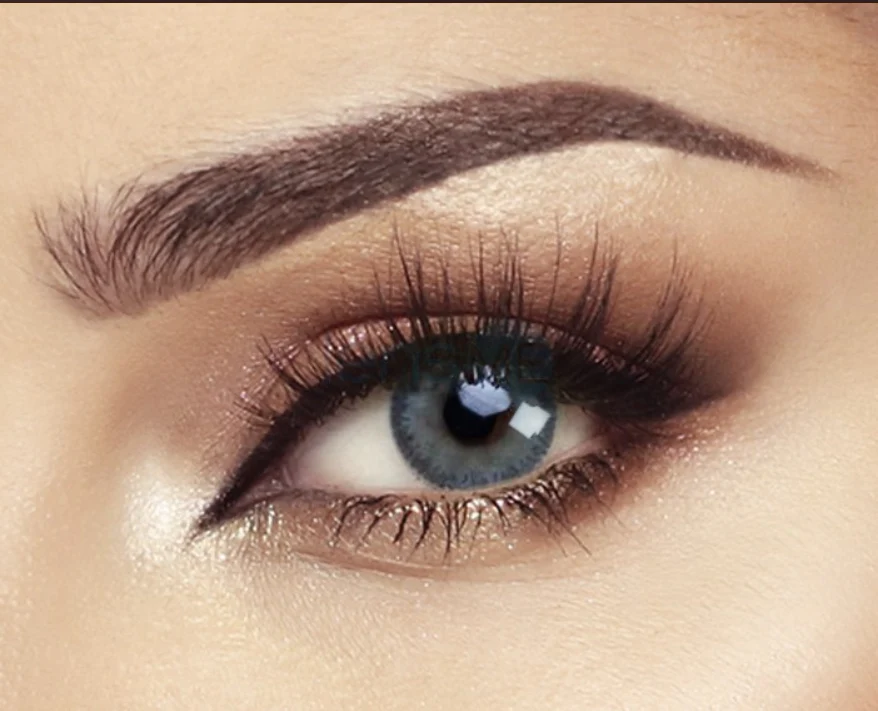 GLOW  NAVY GRAY  Colored Contact Lenses - Roseibase