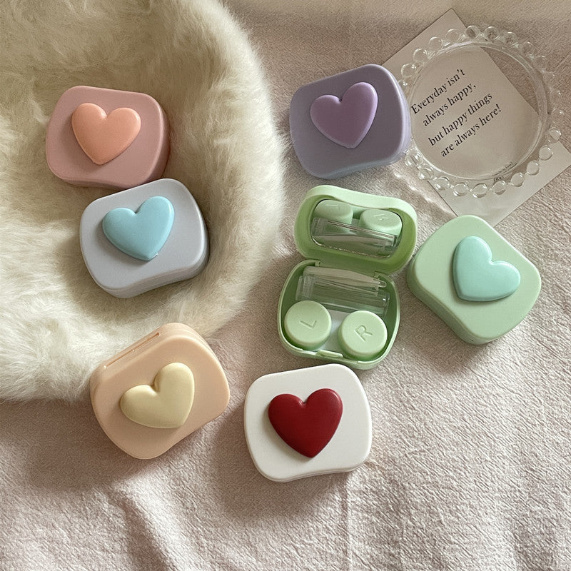 INS Fish-like Korean Style Colored Contact Lens Case - Roseibase