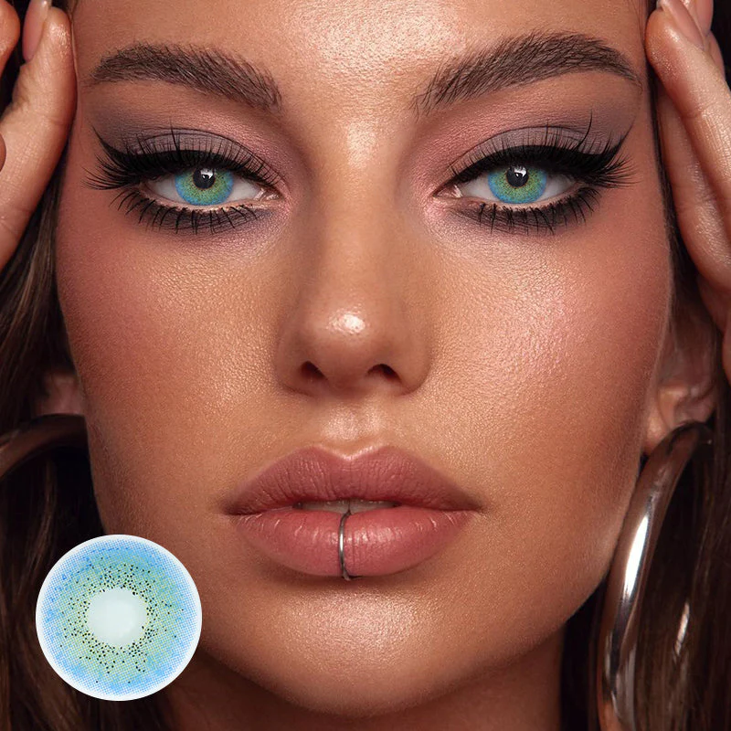 Gimlet Marshmallow Blue Colored Contact Lenses - Roseibase