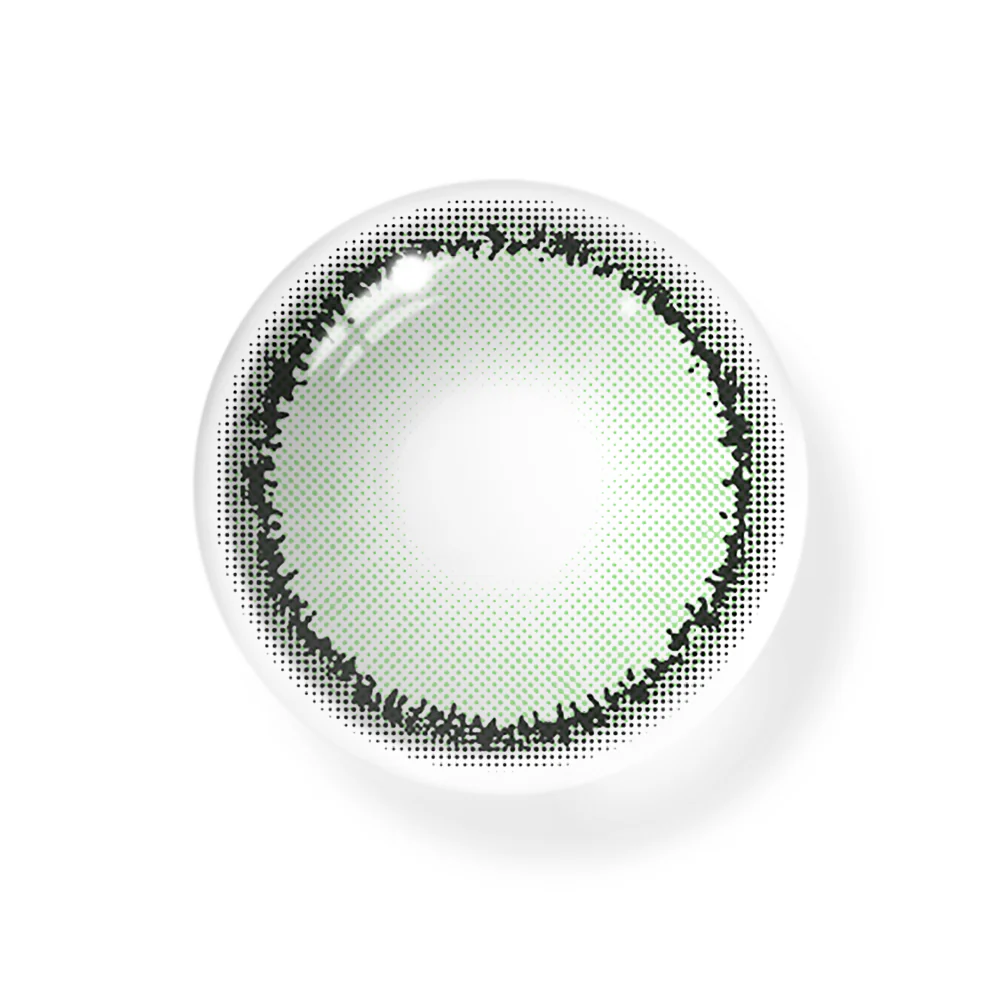 Cosplay Cartoon Eye Green Colored Contact Lenses - Roseibase