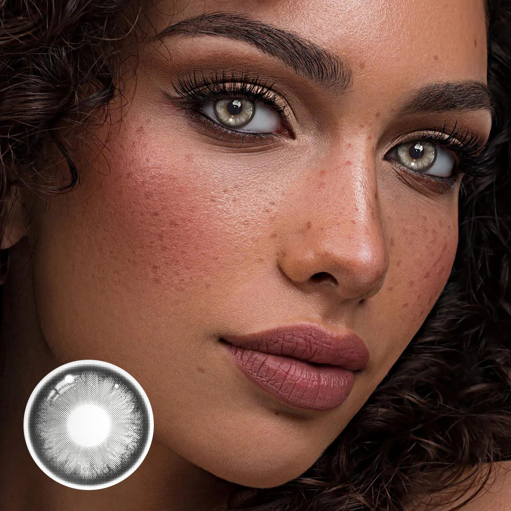 Farasha Gray Colored Contact Lenses - Roseibase