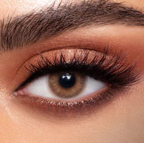 Lemon  Cat Eye Khaki Colored Contact Lenses - Roseibase