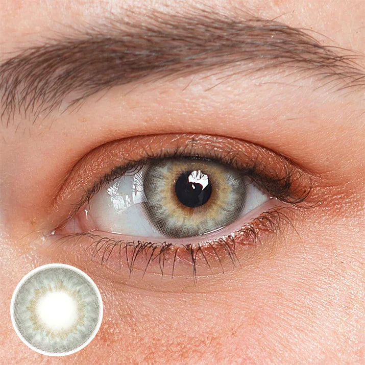 Margaret Grey Colored Contact Lenses - Roseibase