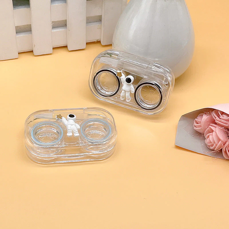 Astronaut Colored Contact Lens Case - Roseibase