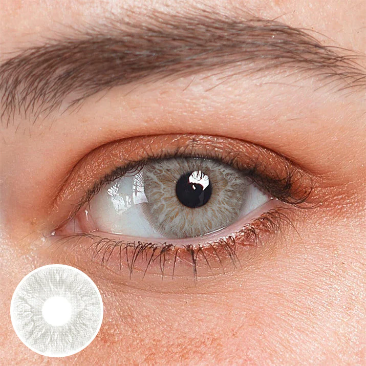 Monalisa Elegance Gem Grey Colored Contact Lenses - Roseibase