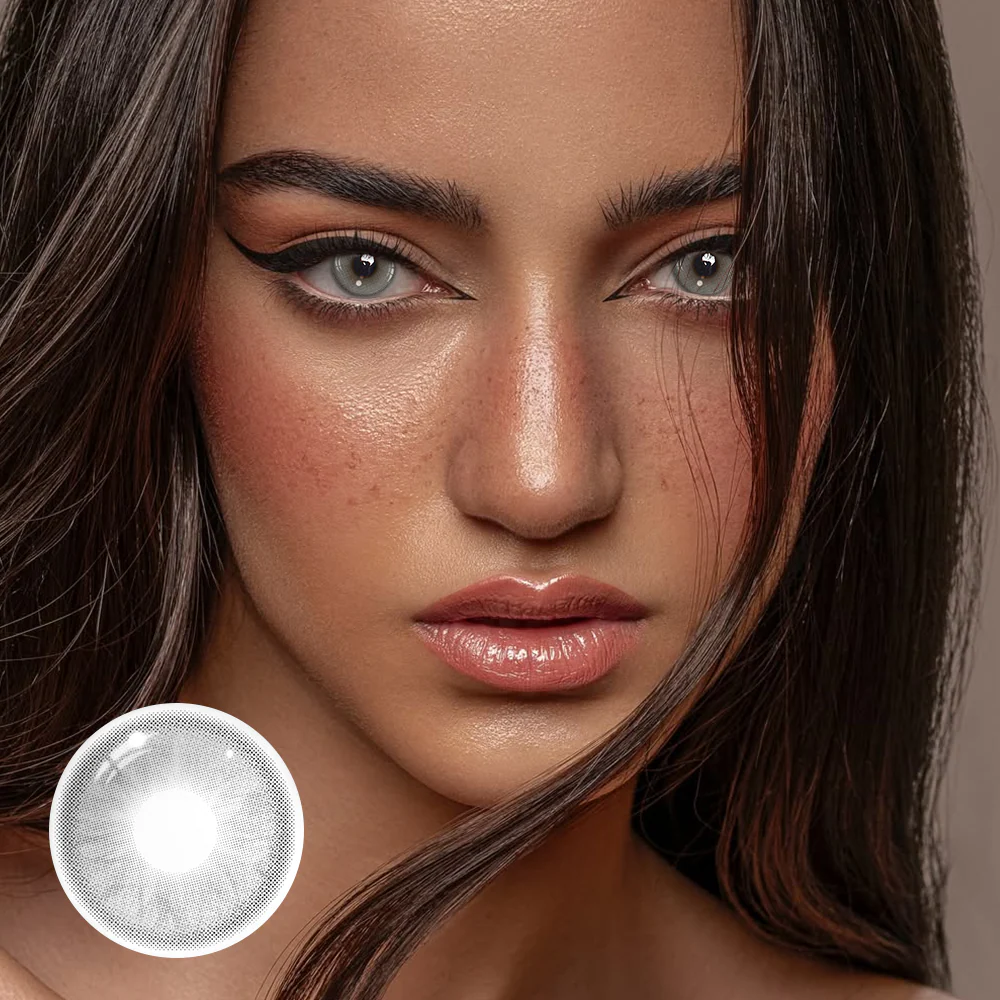 Mars Pearl Gray Colored Contact Lenses - Roseibase