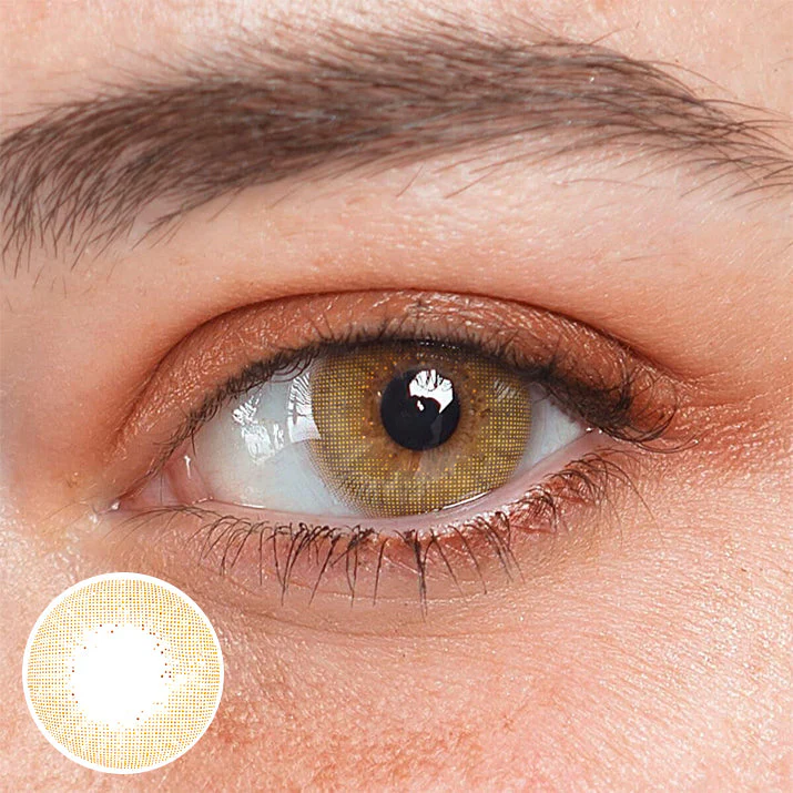 Estella Mocha Brown Colored Contact Lenses - Roseibase
