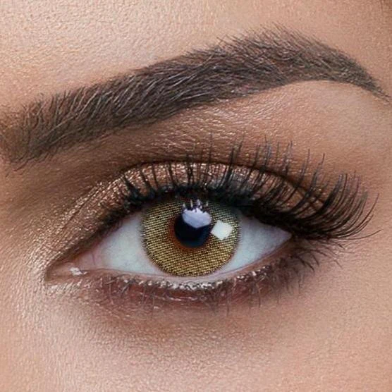 Natural Colors MEL Yellow Colored Contact Lenses - Roseibase