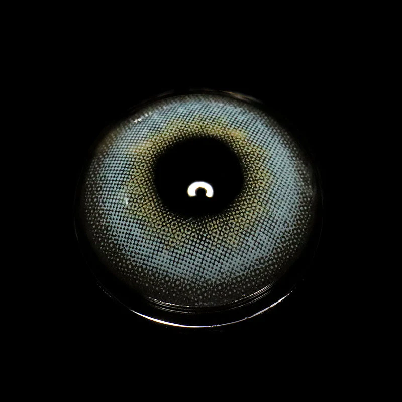 Halo Blue Prescription Colored Contact Lenses - Roseibase