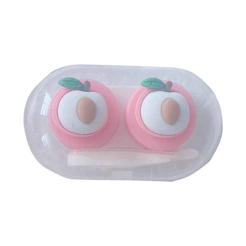 Cute Fruit Colored Contact Lens Case - Roseibase