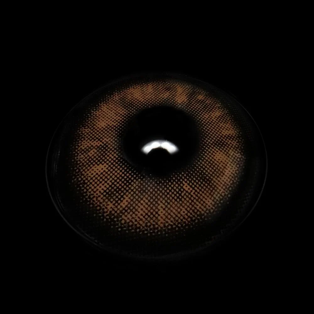 Kohaku Brown Prescription Colored Contact Lenses - Roseibase
