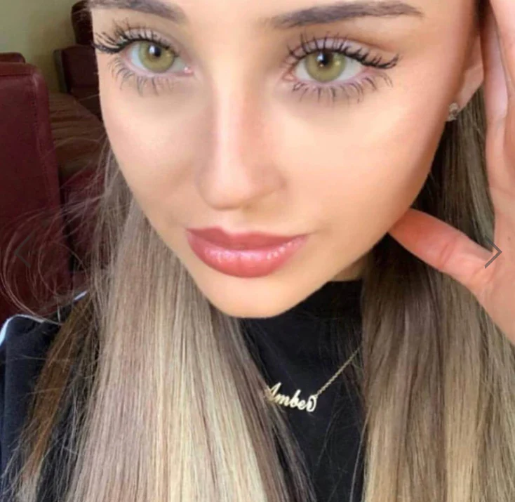 Natural Colors AMBAR BROWN Colored Contact Lenses - Roseibase