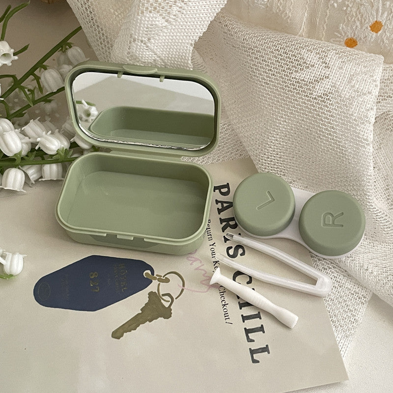 INS Fresh Literature Colored Contact Lens Case - Roseibase