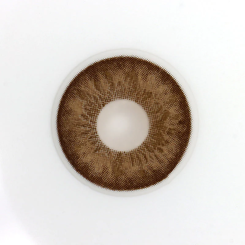 Cocktail Tequila Sunrise Brown Colored Contact Lenses - Roseibase