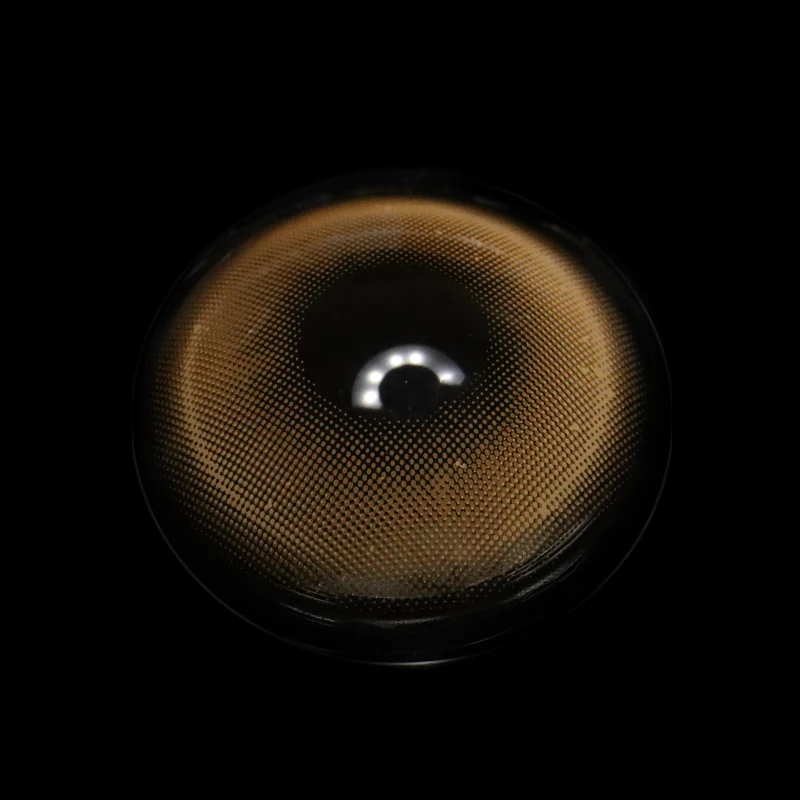 Cosplay Pudding Brown Colored Contact Lenses - Roseibase