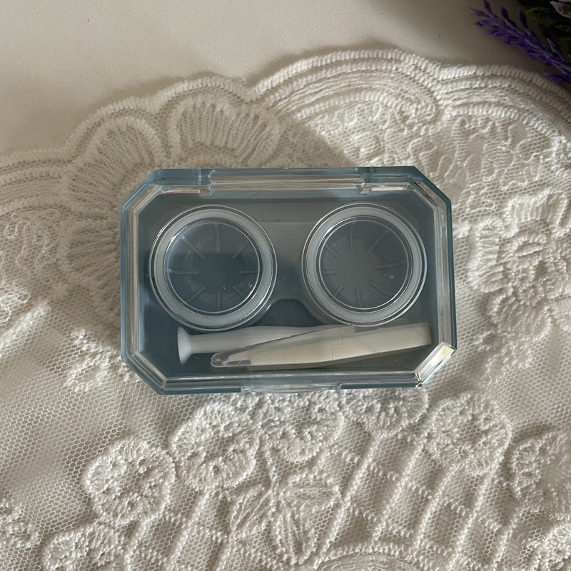 Mini Colored Contact Lens Case - Roseibase