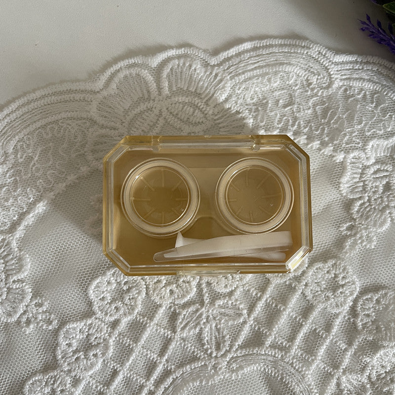 Mini Colored Contact Lens Case - Roseibase