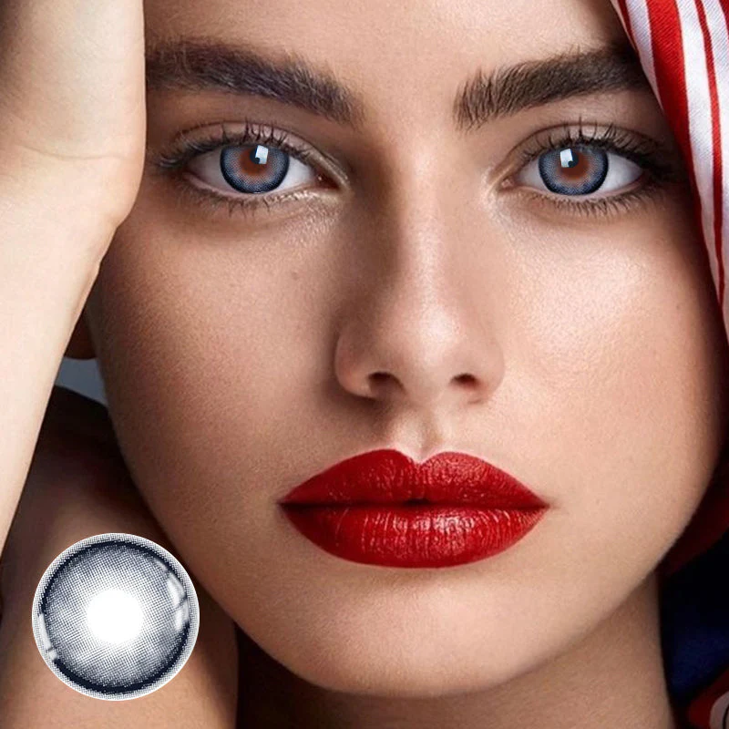 Deep Blue Colored Contact Lenses - Roseibase