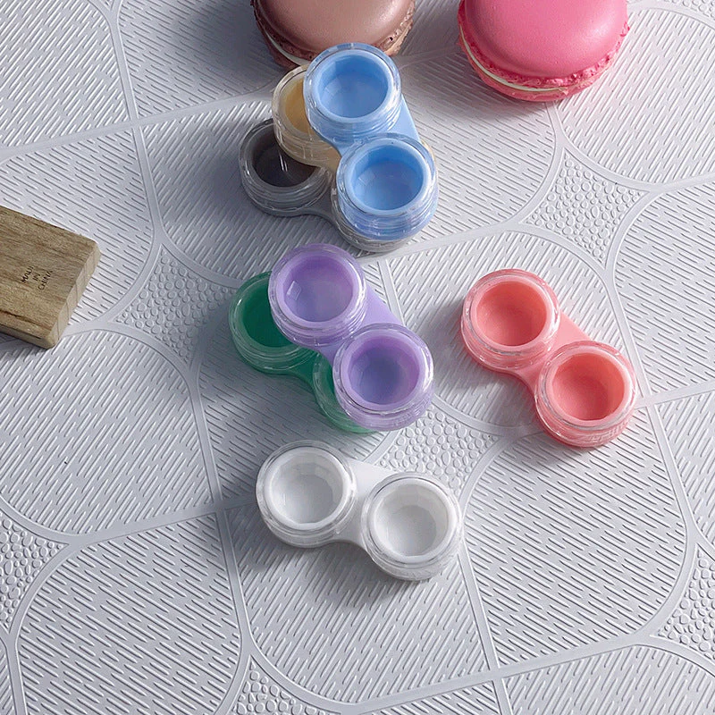 Contracted Colored Contact Lens Case - Roseibase