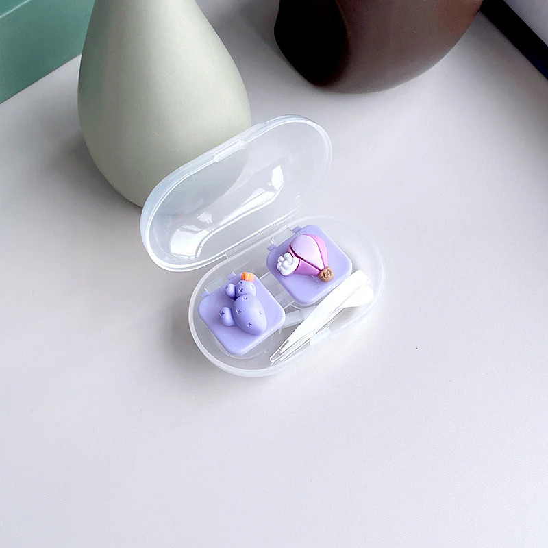 DIY Colored Contact Lens Case - Roseibase