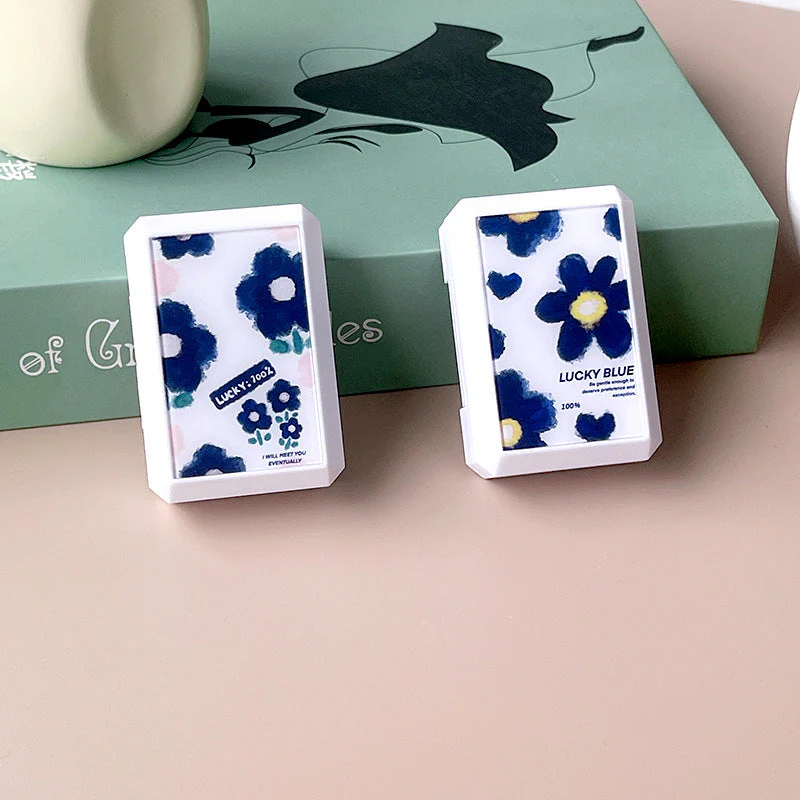 INS Cosmetic Colored Contact Lens Case - Roseibase