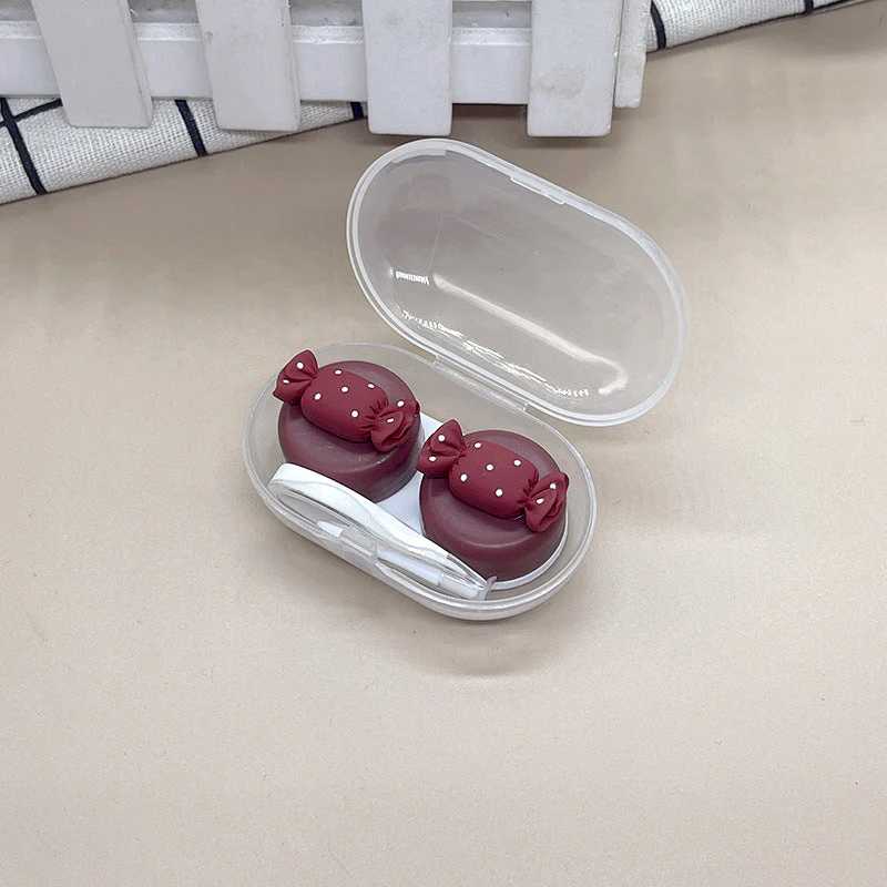 Girlhood Colored Contact Lens Case - Roseibase