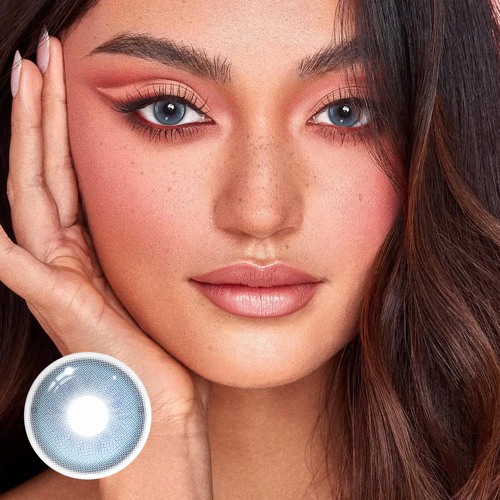 Doris Blue Colored Contact Lenses - Roseibase